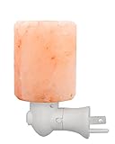 ANTEQI Natural Household Salt Lamp Himalayan Amber Glow Night Light [ UL Wall Plug, 10.58 OZ ] Night Lamp for Home Office Bedroom Gift (Square Mini Lamp)