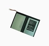 WXKJSHOP Batteria di ricambio da 5 pin, 3,8 V, 6000 mAh, 30100140, compatibile con Te-c-la-st M40, T40, P20HD, TLA007, 3,8 V, 6000 mAh/22,8 Wh