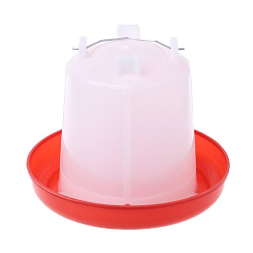 2.5L Küken Feeder Waterer Auto Geflügel Tränke Feeder Hängende Geflügel Wasserbehälter Für Haushalt Kleine Vögel Trinknippel Trinkbecher Bewässerung Für Vogelkäfige Vogeltränke Hühnertränke