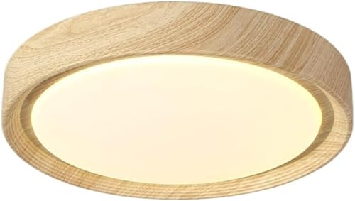Plafonnier ultra lumineux design bois fer pour salon salle à manger