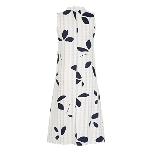 Womens Sleeveless Dresses Dresses for Women Vneck Beach Hawaiian Striped Maxi Long Fall Summer Dresses 20254