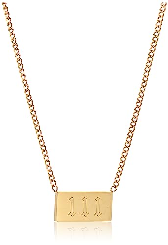 Angel Number Stainless Steel Pendant Necklace (111)