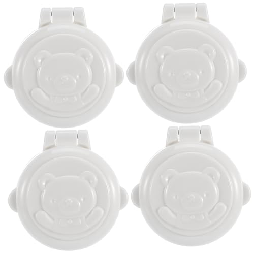 JOINPAYA 4Pcs Safety Lock Covers Durable Button Protection for Car and Washing Machine Prevent Accidental Pressing Sturdy Design for Safety Easy to Install