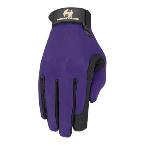 Heritage Performance Gloves, Size 7, Purple