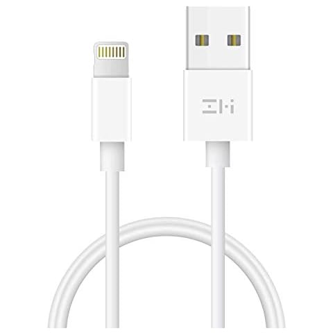 ZMI [3.3ft] Lightning Cable/iPhone Charge Cable Charger Cord, MFi for iPhone 8/8 Plus/X/XS/XS Max/XR/7/7 Plus/SE/6/6 Plus/6S/6S Plus/5/5C/5S, iPad/iPad Mini/iPad Air, iPod Touch/Nano Cover