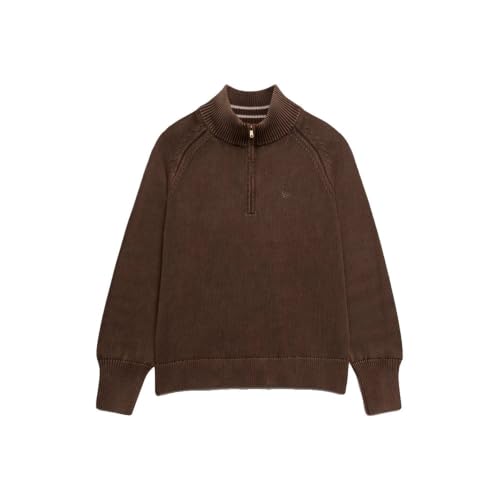 Pull demi zip classique délavé femme Superdry - vue 9
