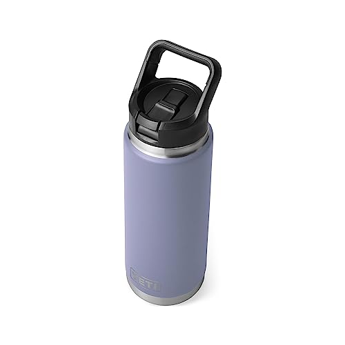 YETI Rambler 26 oz Bottle, Vacuum Insulated, Stainless Steel with Straw Cap, Cosmic Lilac - Image 6