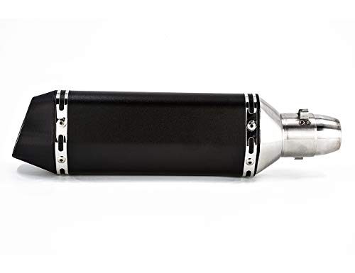 Wetoto Universal 1.5-2\" Inlet Motorcycles Scooters Exhaust Muffler Pipe with Removable DB Killer fit for Z750 CBR125 CB400 Z800 ZX-6R ZX-10R GSXR
