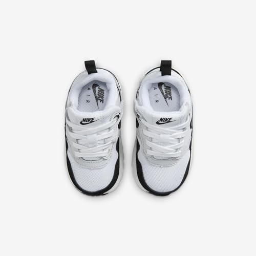Nike Air Max 1 EasyOn Baby/Toddler Shoes (DZ3309-106, White/Black-Pure Platinum) Size 24