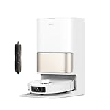 DREAME L40 Ultra Robot Aspiradora y Fregasuelos, 11 000 Pa, Cepillo Lateral Extensible y Elevable, Mopa y Tabla de Lavar a 65 Celsius, Autolimpieza, Vaciado Automático, Recarga Automática