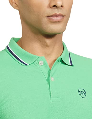 Image of Max Men Solid Slim Fit Polo T-Shirt