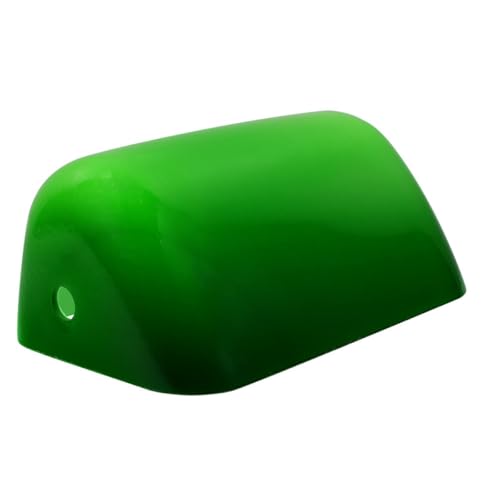 Generic Green Glass Lampshade 230mm Diameter Table Lamp Cover Vintage Style Light Shade for Desk Lamp Home Lighting Protector