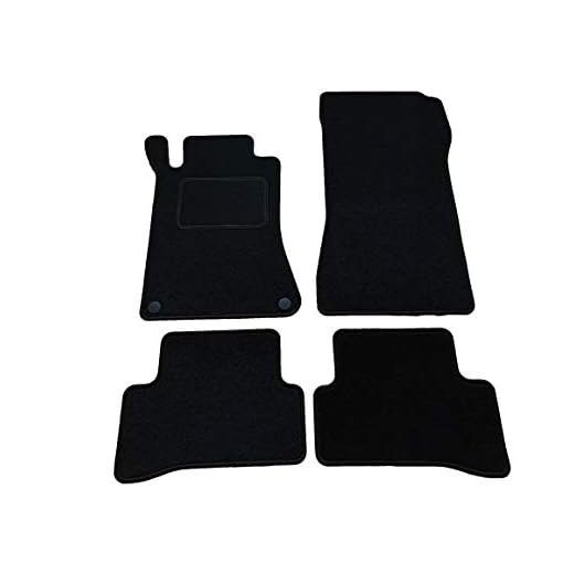 Accesorionline Alfombrillas compatibles con Mercedes Benz Clase C 2000-2007 alfombras W203 esterillas sportcoupe Sedan Estate Sport Coupe S203 C203 CL203