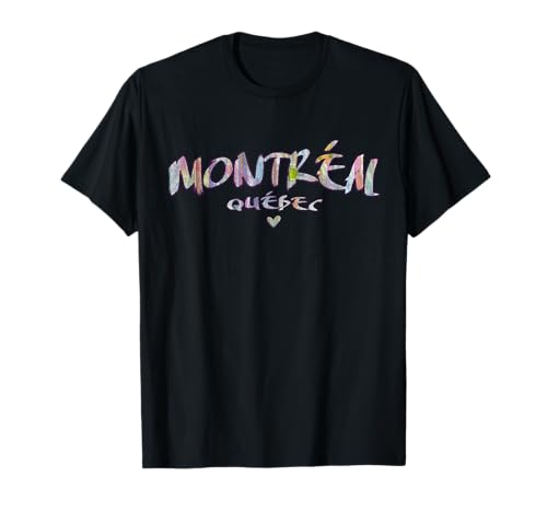 Montréal Quebec Painted Logo - Montreal Québec Canada T-Shirt