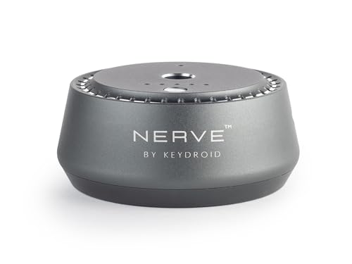 Image of Keydroid Nerve Mindful Fragrances 30ml | Tuscan leather Scent | Car Aroma Diffuser | Aromachology based | Long-Lasting, Anti-Odour Perfume | Rechargeable & Refillable | Air Freshener Car Accessories