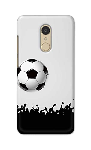Image of Printed Hard Back Cover Case for Mi Redmi 5 Back Cover (Football Icon) -1302