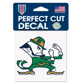 Autocollant de couleur Notre Dame Fighting Irish Leprechaun sticker vinyle voiture