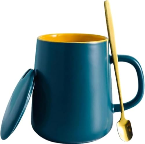 AOBOPO�k�����f�U�C�� �W�t�� �}�O�J�b�v �X�v�[���t�� �Z���~�b�N�X ���� ��e��450ml �H��@�Ή� ������� �R�[�q�[�J�b�v �e�B�[�J�b�v ����p �Ɩ��p �M�t�g�ɂ��œK �J�b�v�Z�b�g