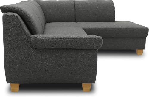 Canapé d'angle Anthracite 254x186 cm - Mod. 140837153877027