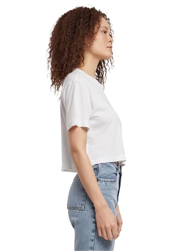 Urban Classics Da Oversize, Maglietta Donna, A Maniche Corte Bianco (White), M - 2