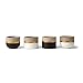 Mkono 3 Inch Mini Cement Succulent Planter Modern Concrete Cactus Plant Pots Small Clay Indoor Herb Window Box Container for Home and Office Decor, Set of 4 (Plant NOT Included)