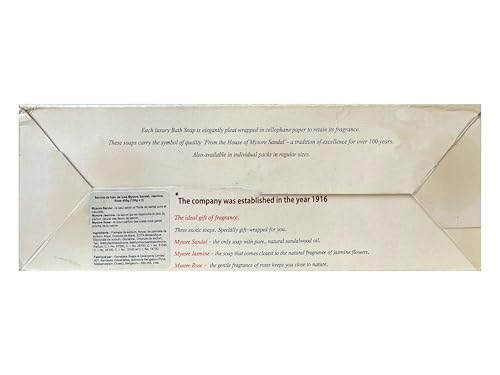 Mysore Sandal, Jasmine And Rose Soap, 450g (Pack Of 3)