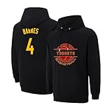 555 Scottie Barnes Hoodie Tshrit sweatshirt Jersey basketball Black Cotton Fleece Brushed Soft US Sizing, Kangaroo Pocket for Men's Sports&Casual