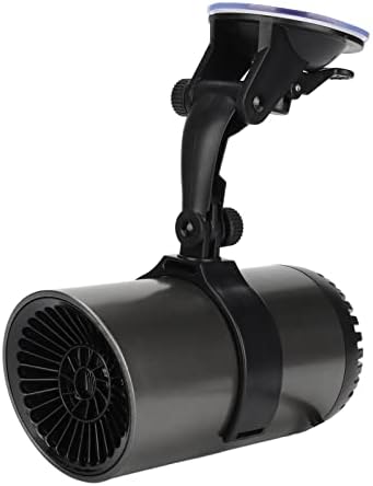 Pavv Cup Shape Car Warm Air Blower, 150W Fast Heating Car Heater with High Temperature Radiator, Adjustable Bracket, Pure Copper Cable, Car Windshield Defroster Defogger Filter