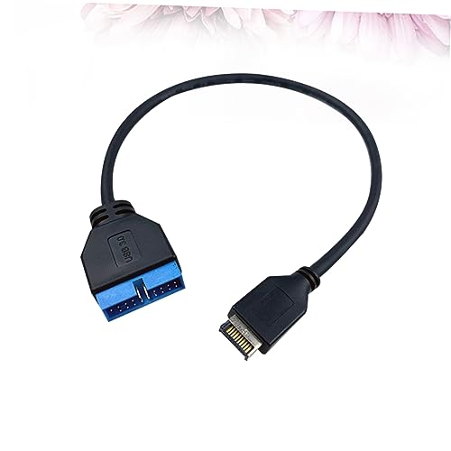 Cable adaptador pines panel frontal y extensión de encabezado para conexión de placa base 7