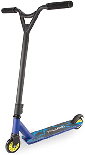 Scooter Professional Stunt Freestyle Street Surf Scooter Stunt Skateboarder BMX Wheel Professional Extreme Sport Scooter Scooter (Color : Red) (Blue)