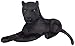 Brubaker Peluche Panthère 45 cm Couchée - Gros Chat Noir