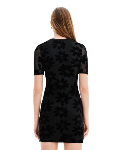 Desigual Vestito Da Donna, Nero, Xs - 2