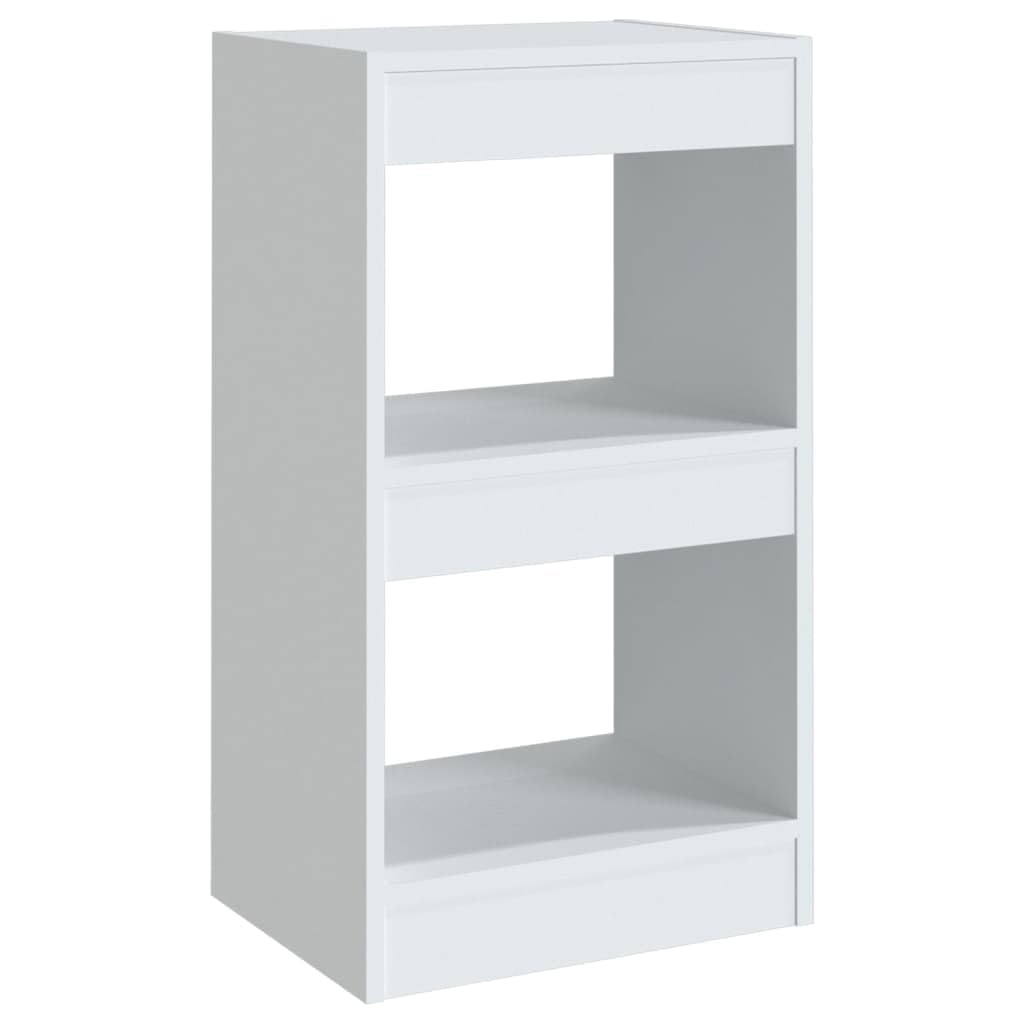 vidaXL Bücherregal Raumteiler Standregal Aktenregal Wandregal Regal Raumtrenner Aufbewahrung Büroregal Mehrzweckregal Weiß 40×30×72cm