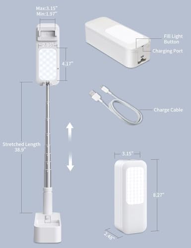 Suporte Dobrável Multifuncional Para Celular (Branco)