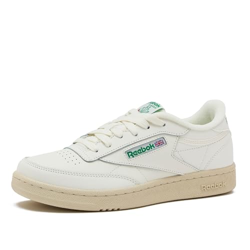 Reebok Club C Girls and Boys Shoes for Kids, Toddler, Little Kid or Big Kid Sneakers, Chalk/Chalk/Glen Green, 2.5 Little Kid