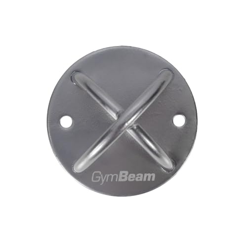 GymBeam Gancho de Techo X-Mount, Anclaje de Pared, Soporte de Fitness de Hierro Macizo, Apto para Correas de suspensión, TRX y Saco de Boxeo, Capacidad máxima de 150 kg, Lila