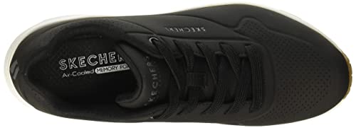 Image of Skechers Women's UNO-Stand ON AIR Black Sneaker (73690-BLK)