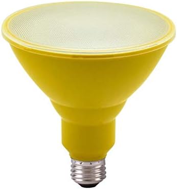 Energetic 85-Watt EQ PAR38 Yellow Decorative Light Bulb