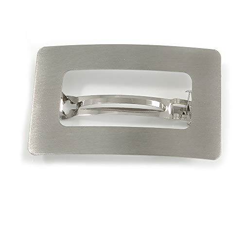 Barrette carrée en métal 80 mm pour attacher facilement les cheveux