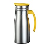 【Grande capacité】Avec sa généreuse de 1000 ml, à boissons froides est idéal pour servir de l'eau citronnée, du , du jus de fruits, du lait ou d'autres boissons à la maison ou au restaurant.