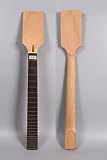 Siemonic Maple New Paddle Guitar Neck 24Fret 24.75Inch Rosewood Fretboard Guitar Parts