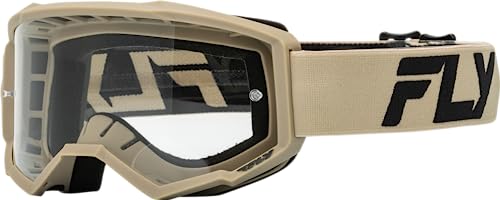 Fly Racing Focus Goggle Khaki/Black-Adult | MX Clarity & Unrivaled Vision