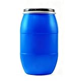 Large HDPE Plastic Bucket with Lid, Storage Bucket, Water Storage Container, Bulk Storage Pail for Home, Kitchen, Garage, Farm, Industrial Use(30L)