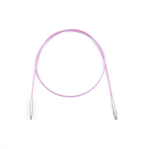 Image of Weabetfu Options Interchangeable Circular Knitting Needle Cable,Swivel 360 Inter.Cable for Circular Needle - 12inch(30cm)