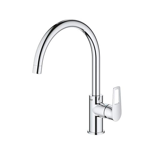 Grohe Mitigeur Monocommande Evier Bec C Bauloop 31368001 (Import Allemagne) Chromé