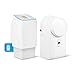 Produktbild EKEY UNO 200004 Fingerprint mit Akku inkl. eqiva Bluetooth® Smart Türschlossantrieb, Akkubetriebenes Nachrüst-Set für alle gängigen Türen, weiß