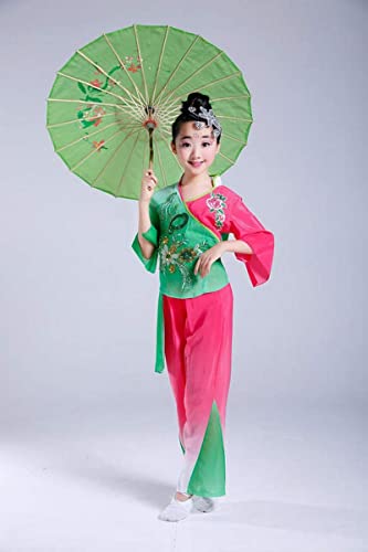 Japanbargain, Japanese Parasol Asian Chinese Nylon Umbrella Parasol For Photography Cosplay Costumes Wedding Party Home Decoration Kids Size, 22 Inch (6, Orange) #TOP6