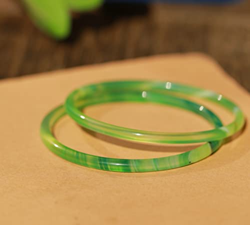 Image of Natural Agate Bracelet Bangle With Gift Box Free