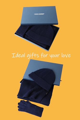 3 in 1 Women’s 100% Merino Wool Hat Gloves Scarf Set, Single Wool Scarf for Women, Winter Essentials4