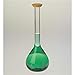 Kimble 28012-50 Borosilicate Glass 50mL, +/-0.05mL Tolerance, Class A Serialized and Certified Volumetric Flask, with Snap Cap (Pack of 1)